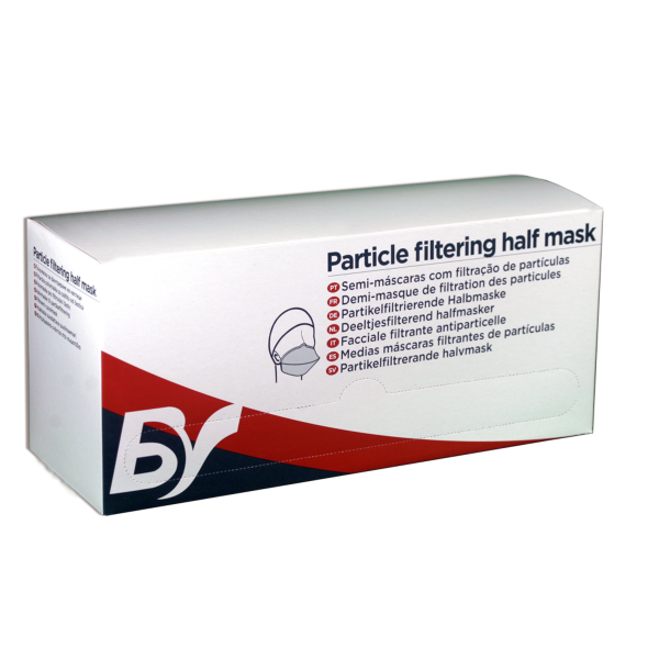 Unigloves Partikelfiltrierende Atemschutzmaske FFP2 NR ohne Ventil Weiß